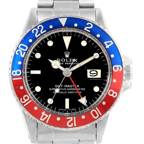 red rolex gold|Rolex red and blue bezel.